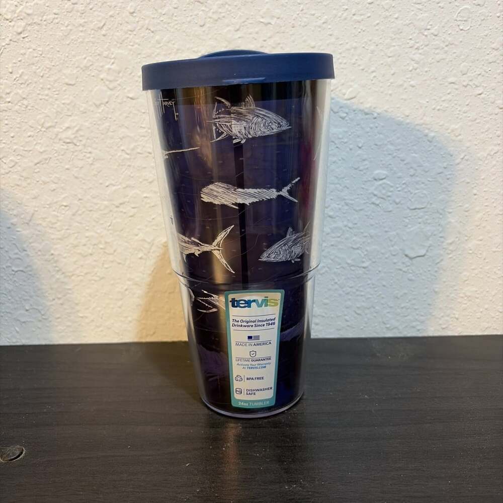 Tervis Classic Tritan Guy Harvey Scribble 24oz Classic Tumbler with Lid